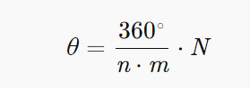 角位移与脉冲数的关系 角位移与脉冲数的关系