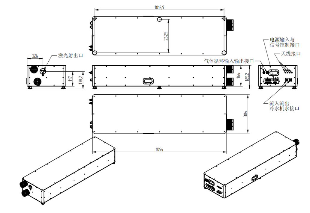 100W飞秒光纤激光器尺寸 100W飞秒光纤激光器尺寸